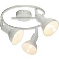 Strahler Caldera, max. 40 Watt - Goldfarben/Weiß, LIFESTYLE, Metall (25/18,5cm)