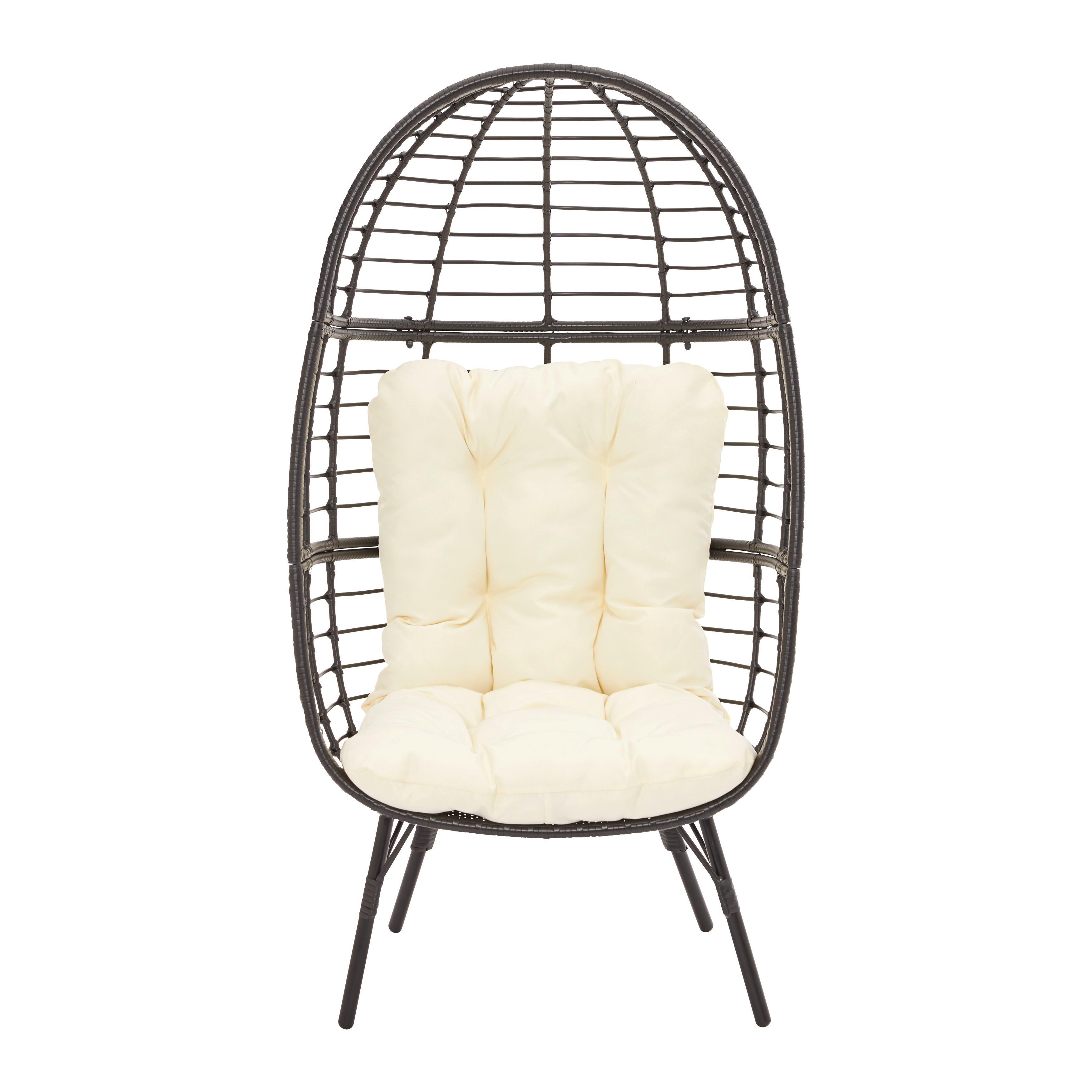 Scaun Nara - alb/negru, Modern, plastic/metal (77/145/65cm) - Mömax