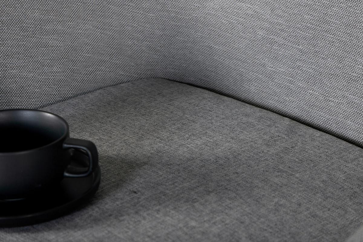 Gartenstuhl 2er-Set Spoga ca. 60x81x62 cm Grau/Weiß - Weiß/Grau, KONVENTIONELL, Textil/Metall (60/81/62cm) - Gardenson