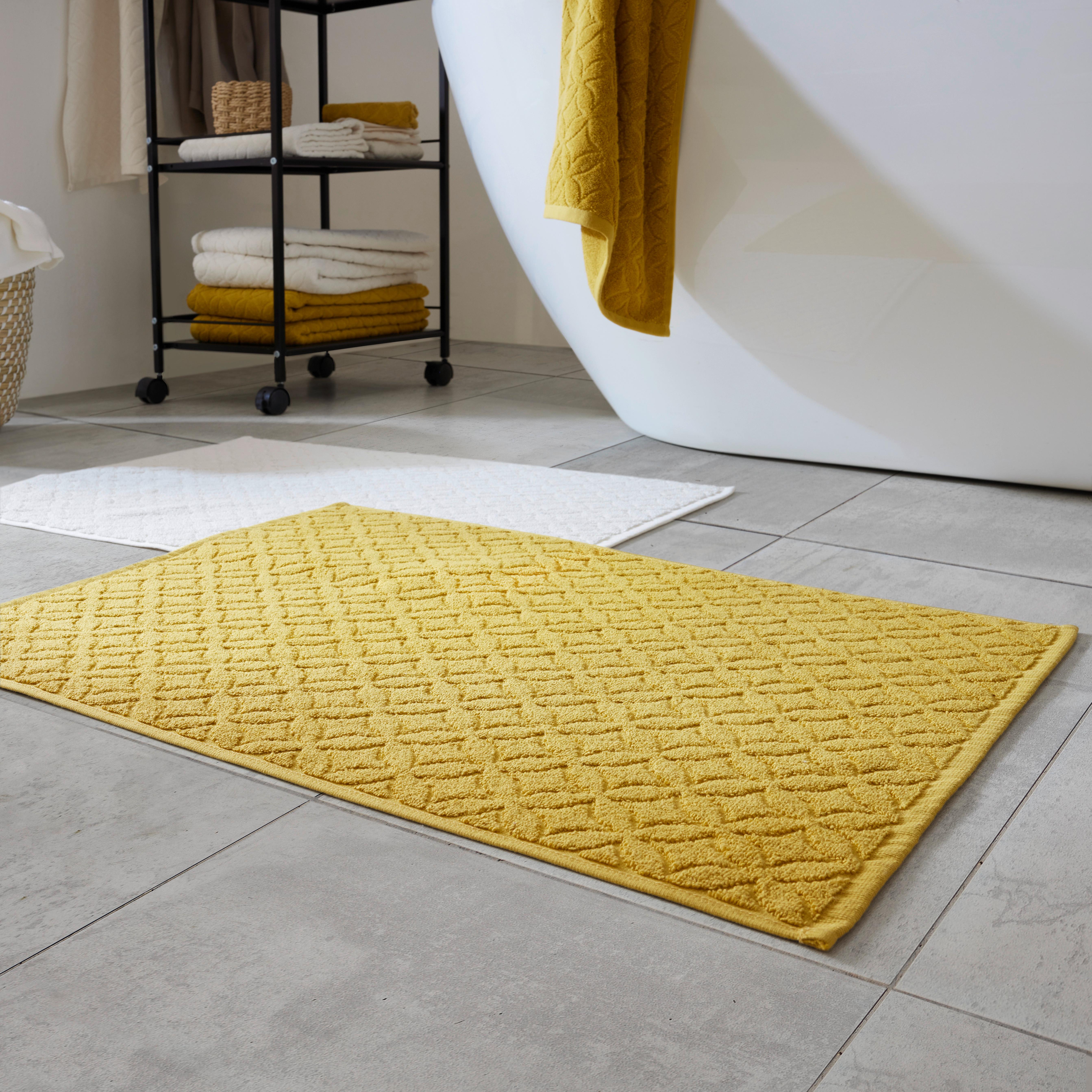 Badematte Naime in Naturfarben ca. 50x70cm - Naturfarben, LIFESTYLE, Textil (50/70cm) - Modern Living
