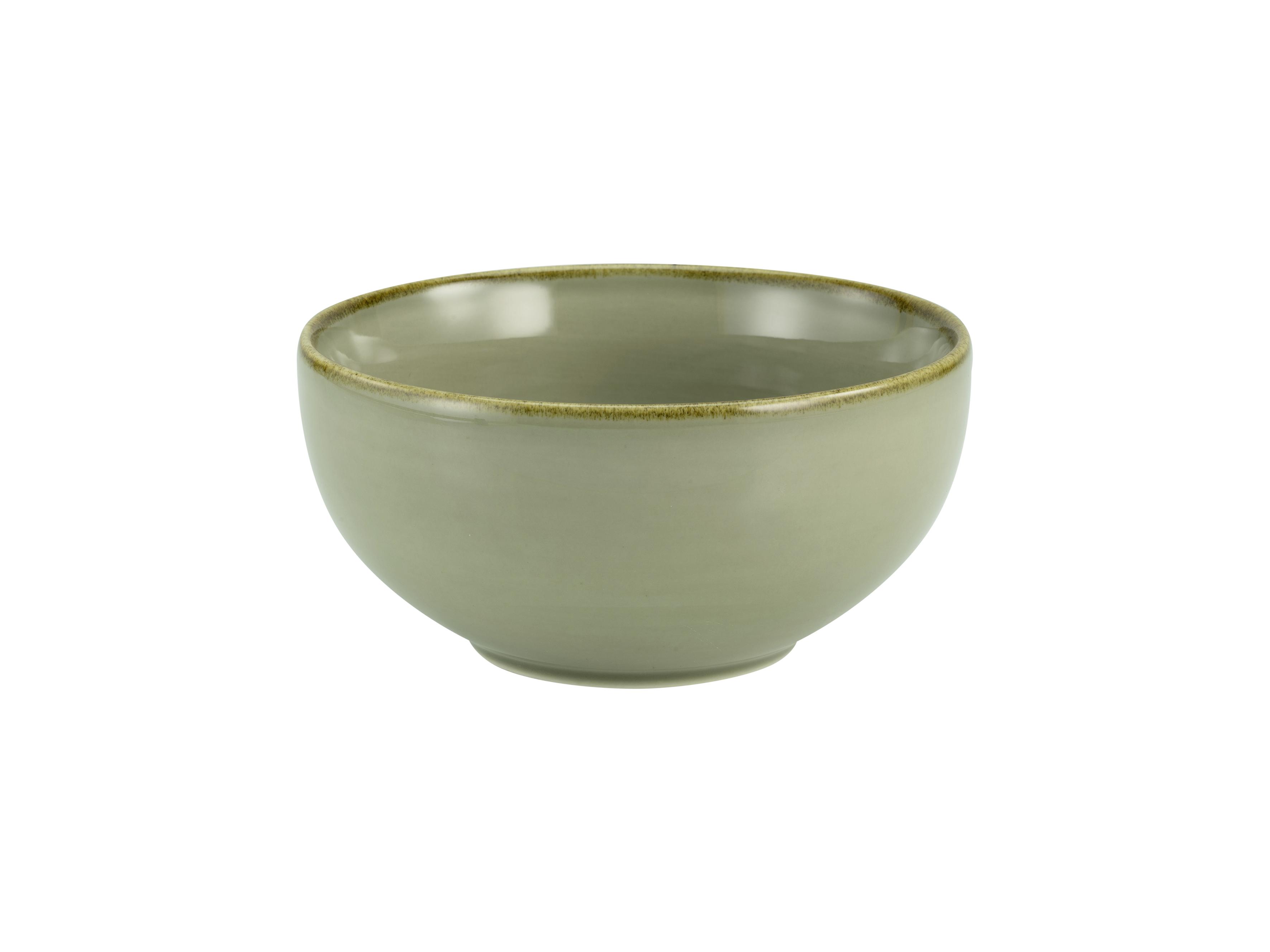 MISECZKA DO MUSLI LINEN - taupe, ceramika (14/14/7cm) - Premium Living