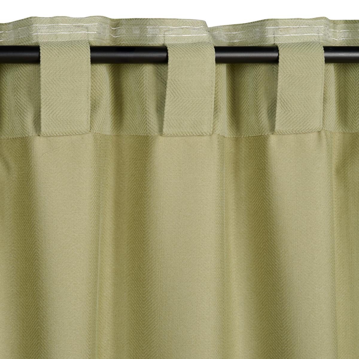 Készfüggöny Linus 140/255 - zöld, Design, textil (140/255cm) - Premium Living