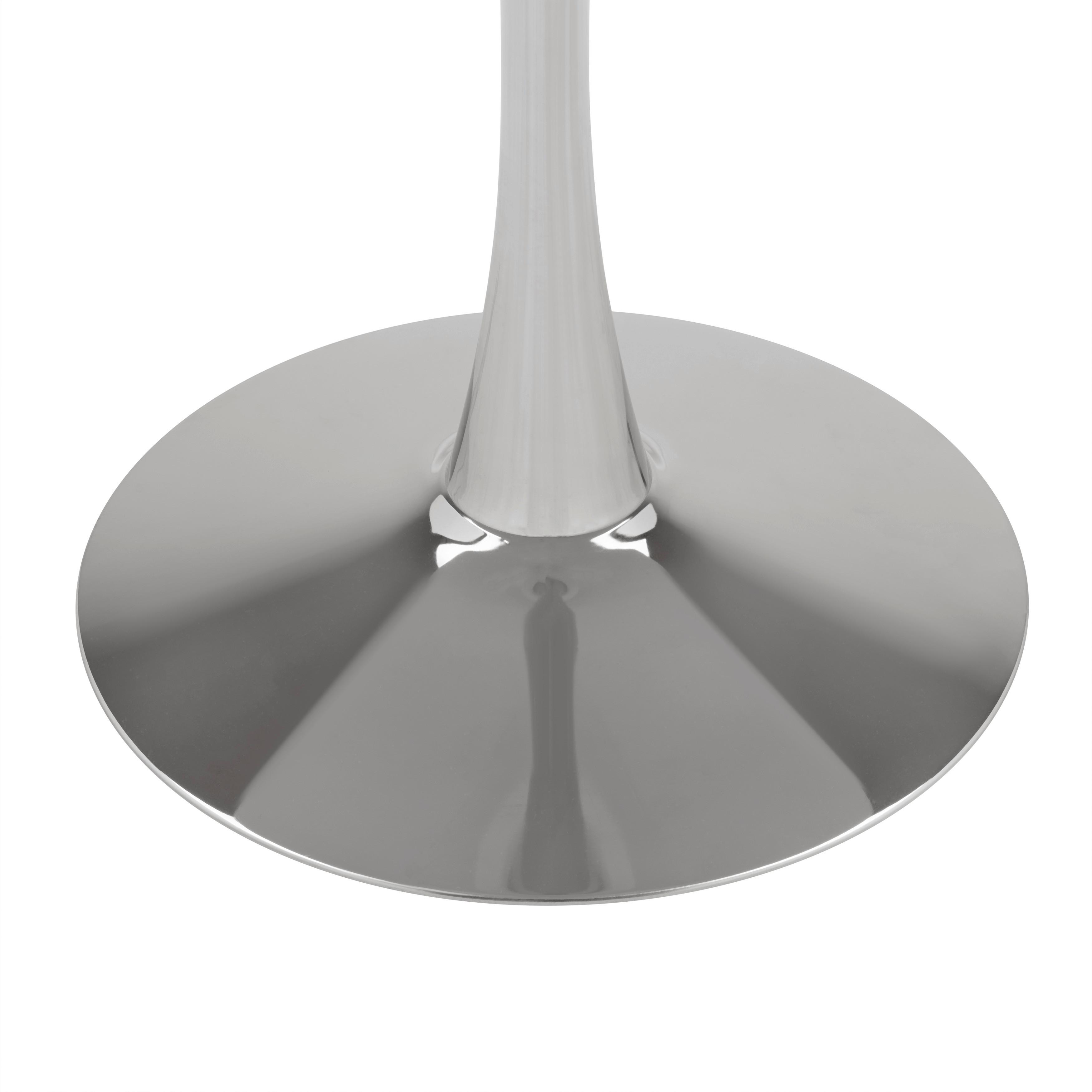 MATBORD CAITLYN - kromfärg, Design, metall/trä (100/75cm) - Mömax