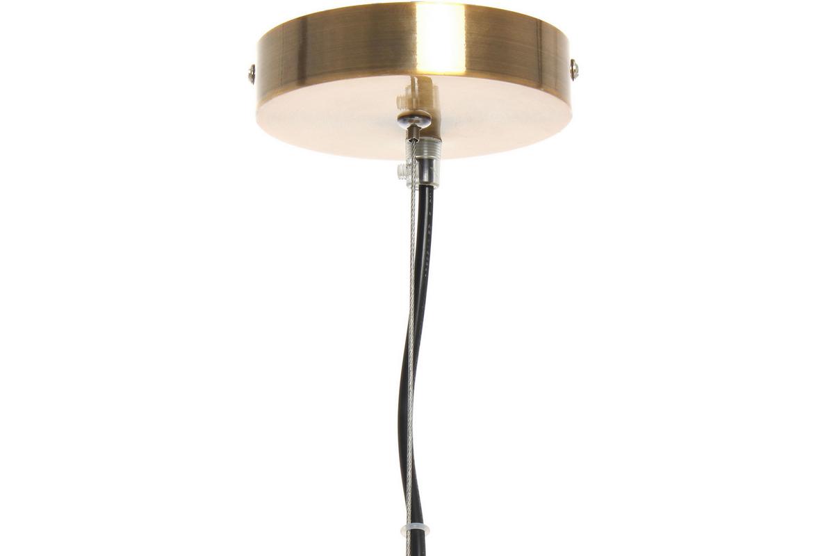 Hängeleuchte Virgina 125 Grau - Grau, Basics, Glas/Metall (23/23/36cm) - Kayoom