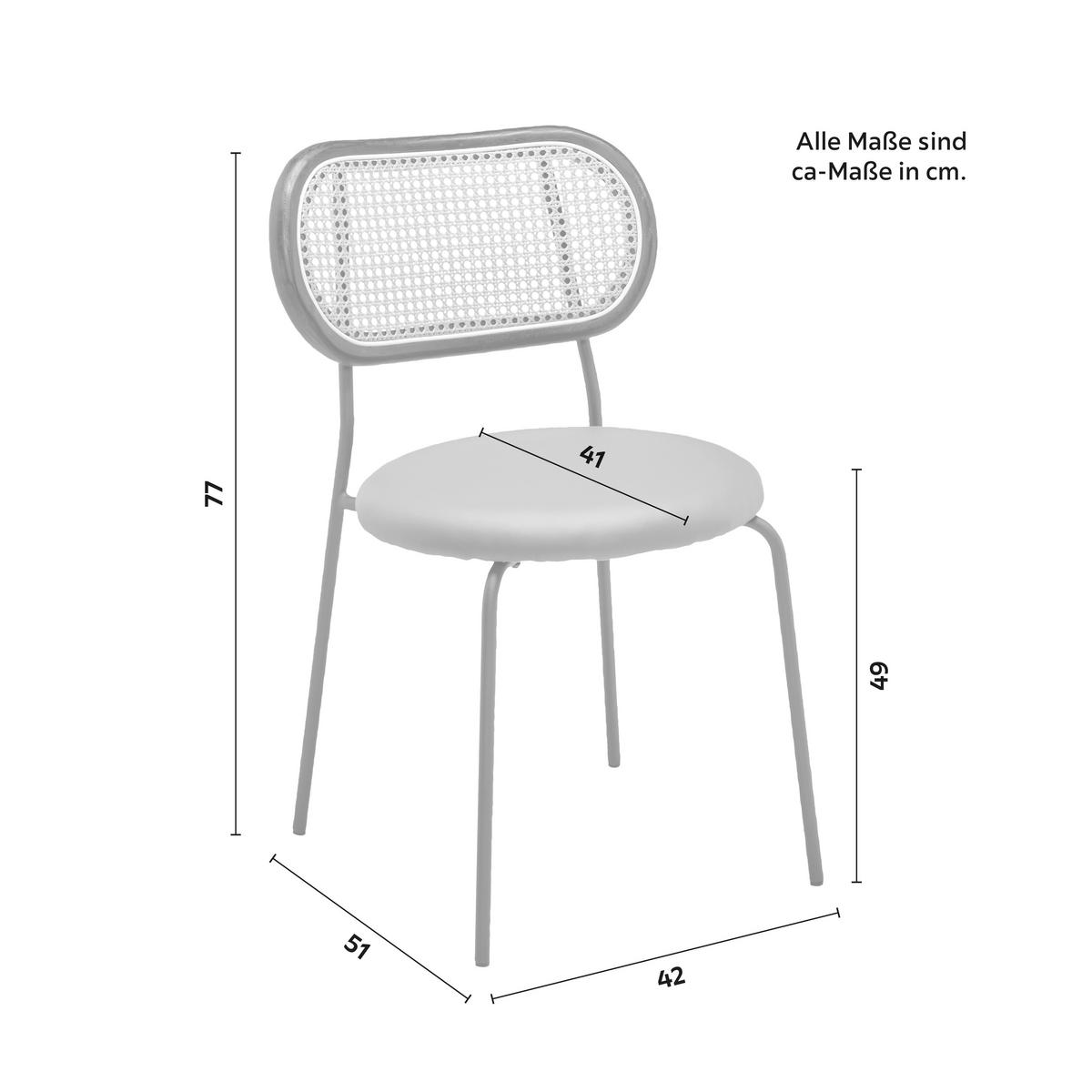 SCAUN CASA - negru/maro deschis, Modern, lemn/metal (42/77/51cm) - Bessagi Home