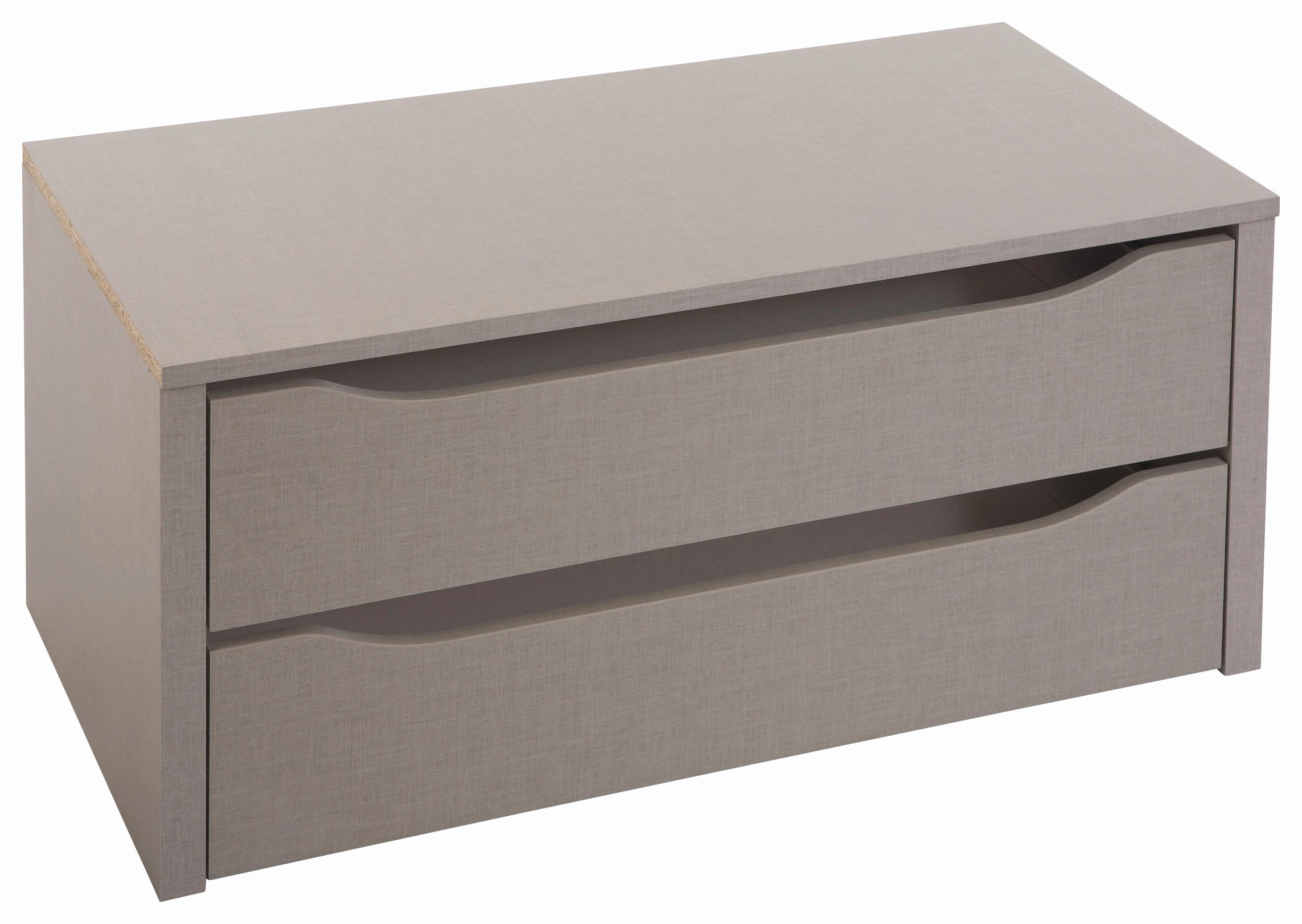Unutarnji Ladičar Universal - siva, Konvencionalno, drvo (88/39/45cm)