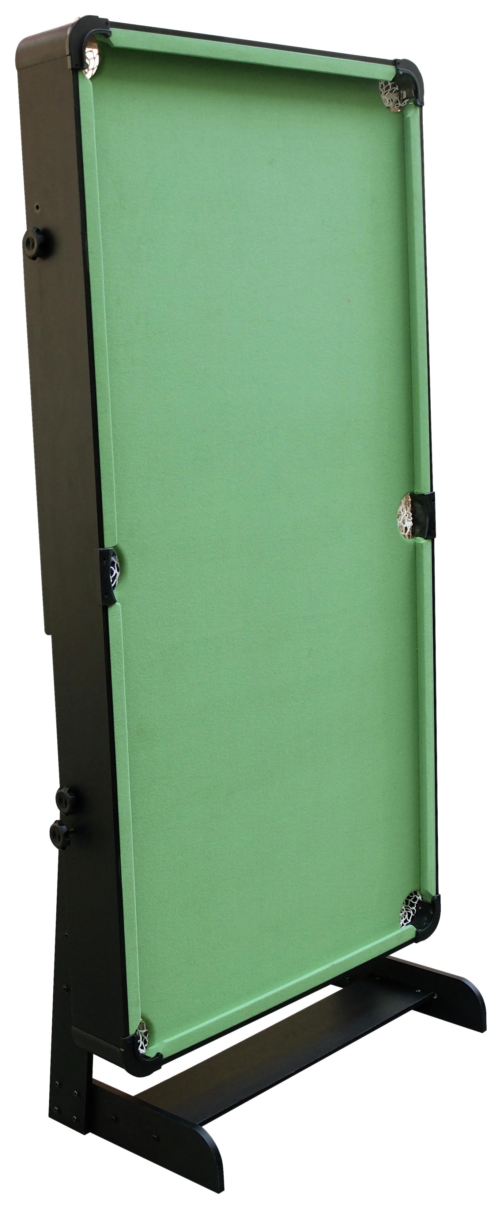 Billardtisch Hustle XL ca. 183x83x91cm - Schwarz/Grün, MODERN, Holz (183/83/91cm) - Ambia Garden