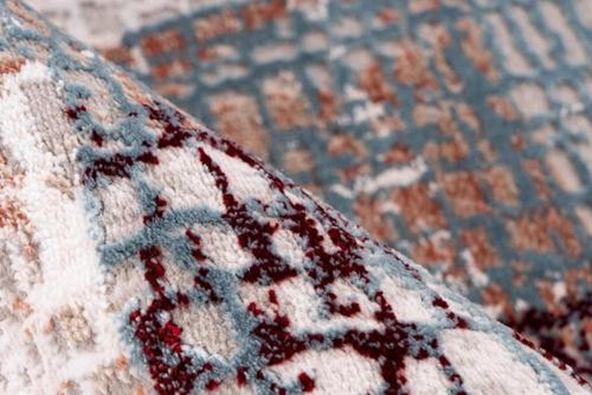 Vintage-teppich 8loee-80-150 - Rosa/Grau, Design, Textil (80/150cm) - Kayoom