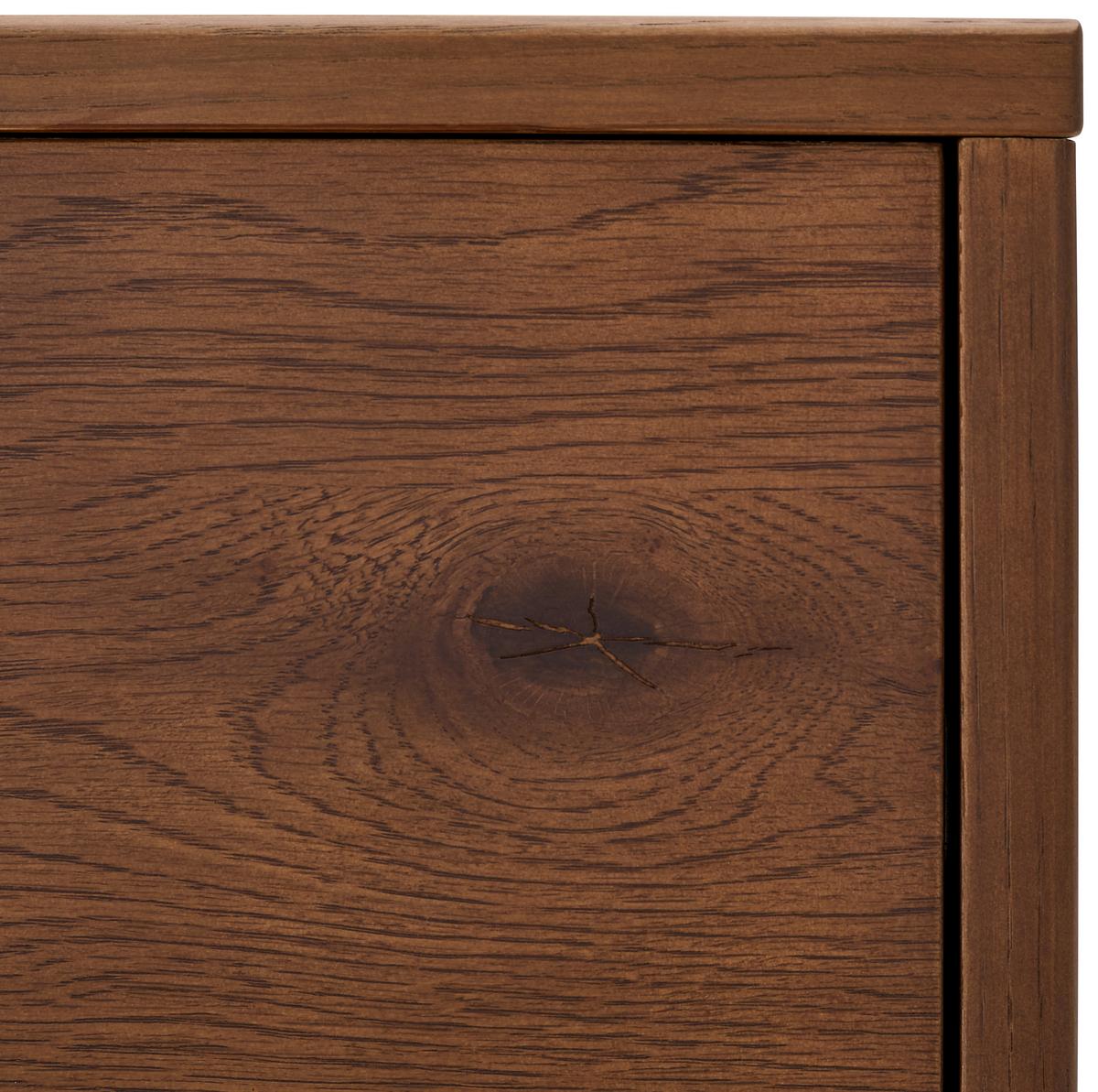 KOMODA SZEROKA SIDEBOARD - kolor orzecha włoskiego/kolor złoty, Lifestyle, materiał drewnopochodny/metal (148/74/40cm) - MID.YOU