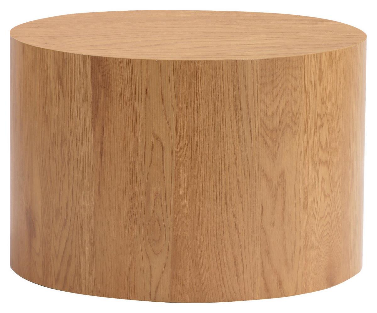 STOLIK BOCZNY MIGUEL - kolor dębowy, Design, materiał drewnopochodny (60/60/40cm) - Xora