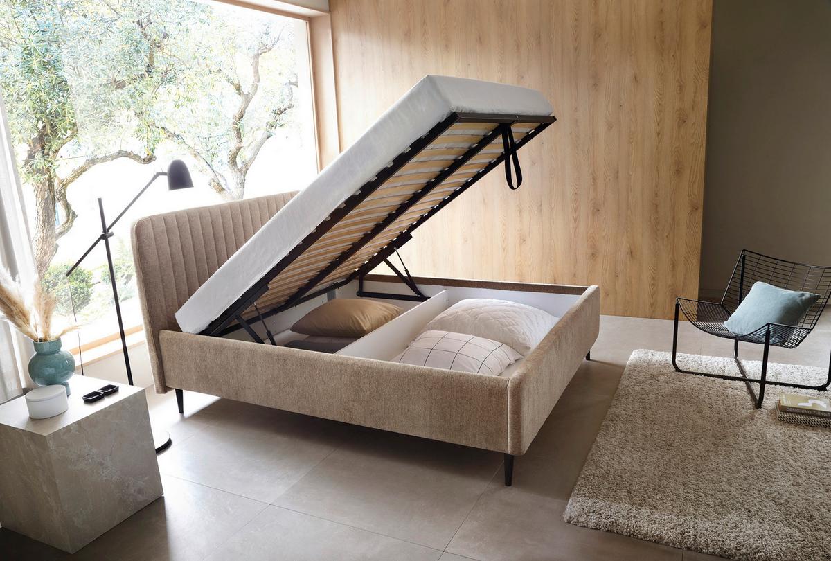 PAT BOX EVO 180 - bej, Modern, plastic/textil (180/200cm)