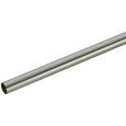 Vorhangstange Combi aus Stahl, ca. 120cm - Edelstahlfarben, Metall (120cm) - MÖMAX modern living