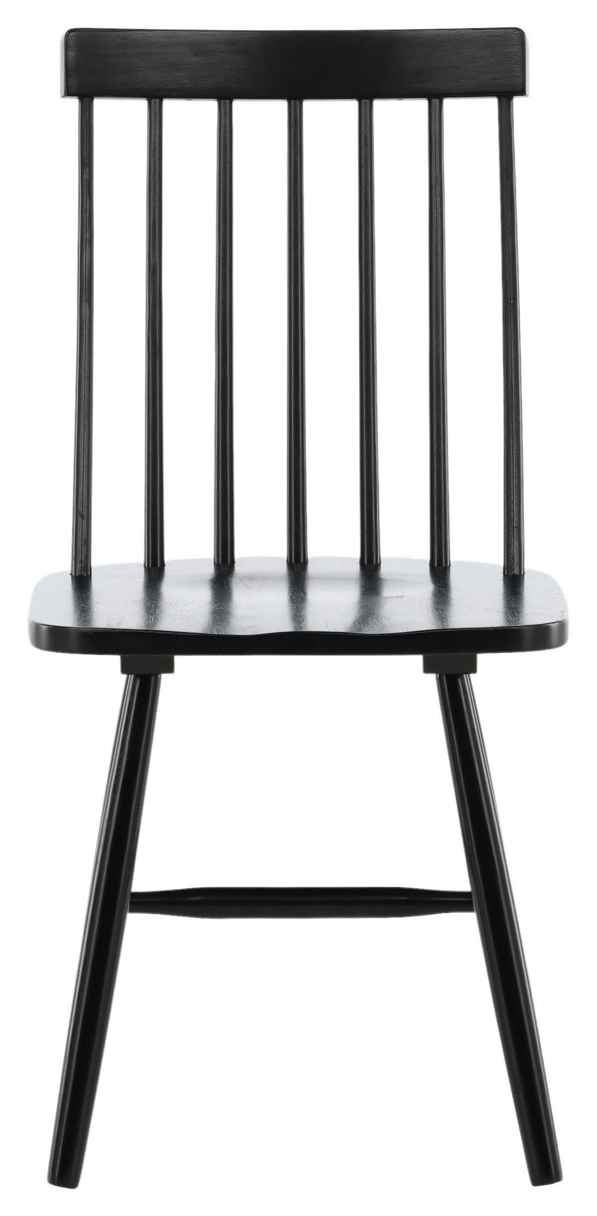 STUHL-SET LÖNNEBERGA - Schwarz, Design, Holz (43/87/55cm) - Livetastic