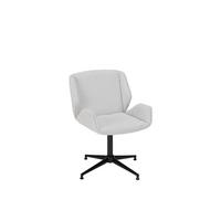 KRZESŁO Z PODŁOKIETNIKAMI LENNOX -TREND- - jasnoszary/czarny, Modern, metal/tkanina (60/87/58cm) - Premium Living
