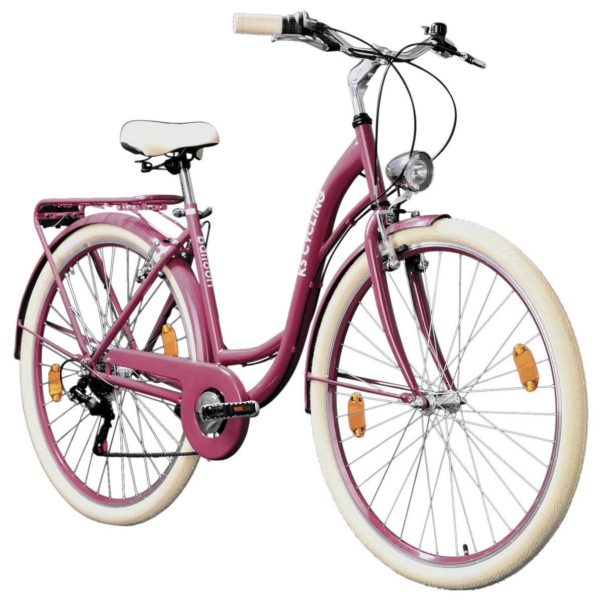 CITYBIKE Damen 28" Balloon RH 48cm - Rot, Basics, Metall (180/70/80cm) - Da Capo