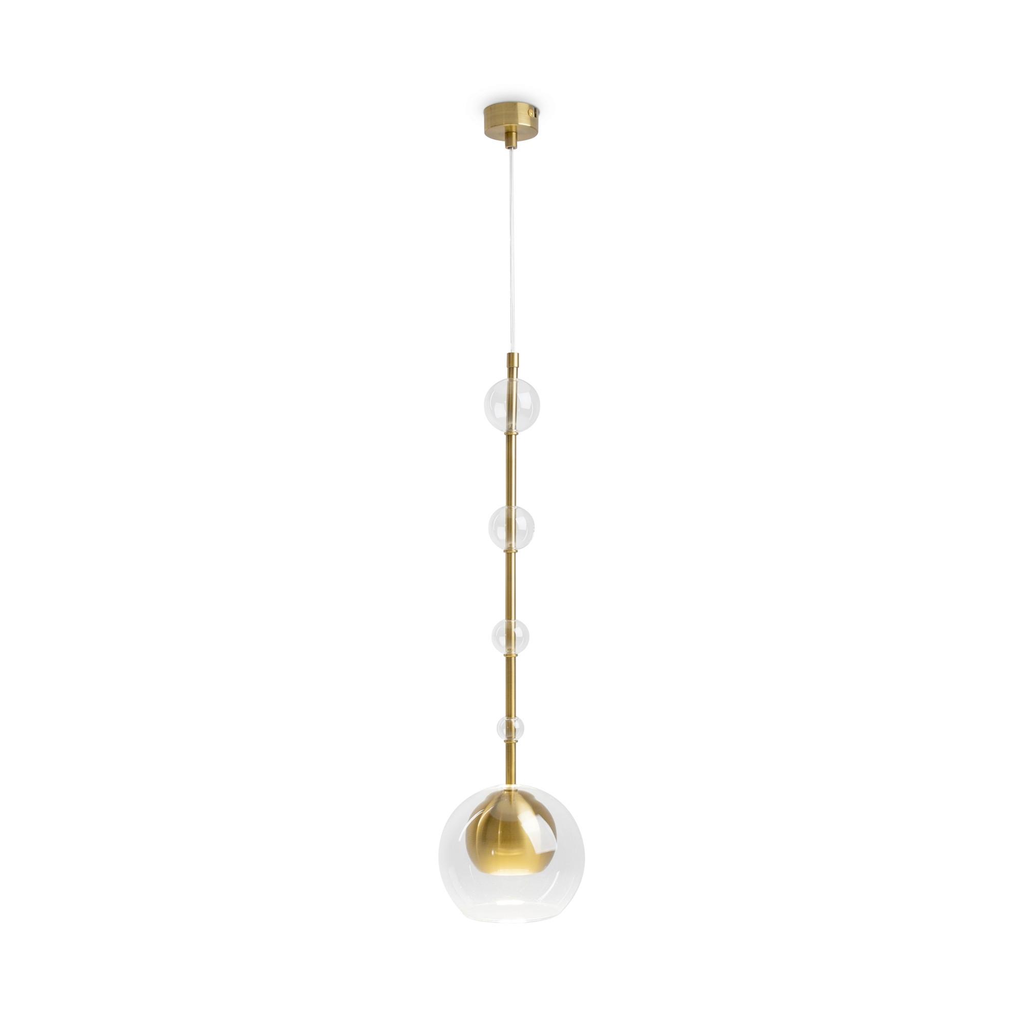 Pendelleuchte Mod227pl-01bs - Messingfarben, Design, Metall (16/362.5cm) - MAYTONI