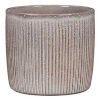Kaspó Seashell Átm./ma.: Kb. 18/16cm - szürke, kerámia (18/16cm)