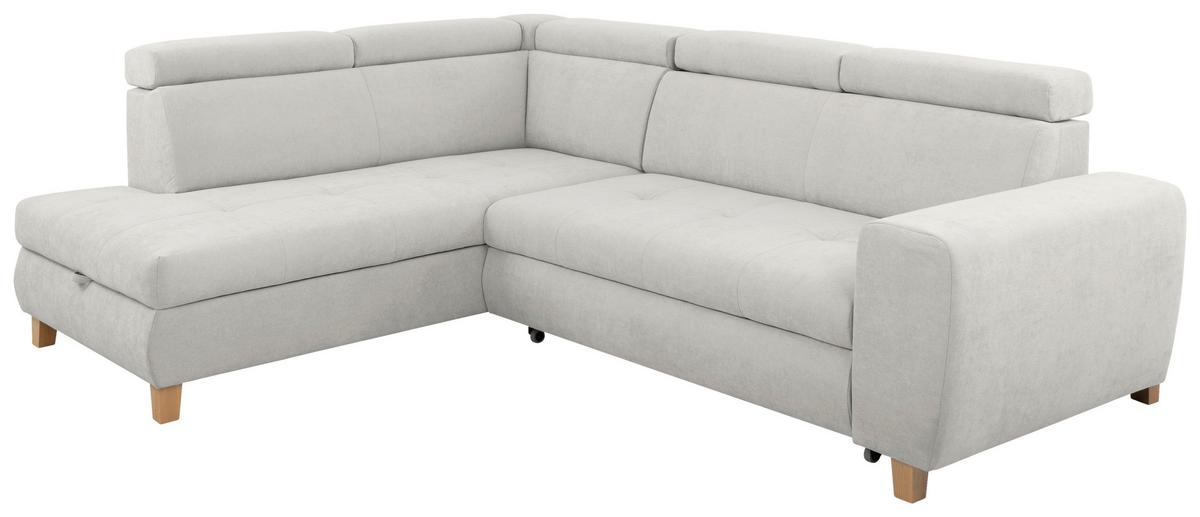 Kutna Garnitura Lugo - svijetlo siva, Moderno, drvo/metal (205/98/266cm) - Modern Living