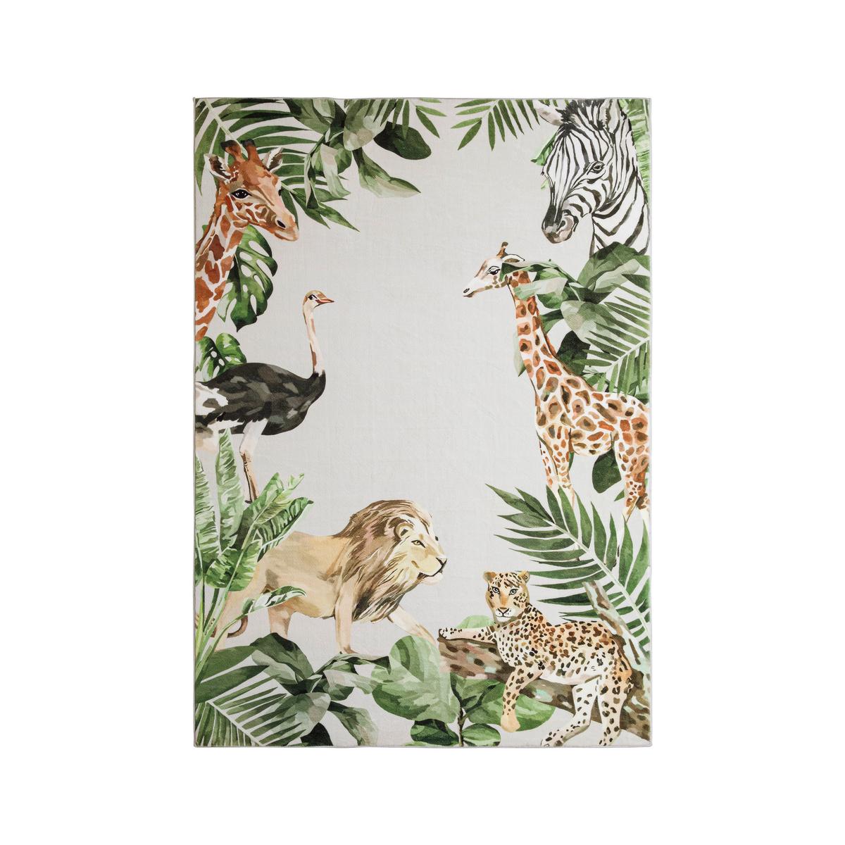 Kinderteppich Tierwelt Multicolor ca. 120x170cm - Multicolor, Textil (120/170cm) - Mömax