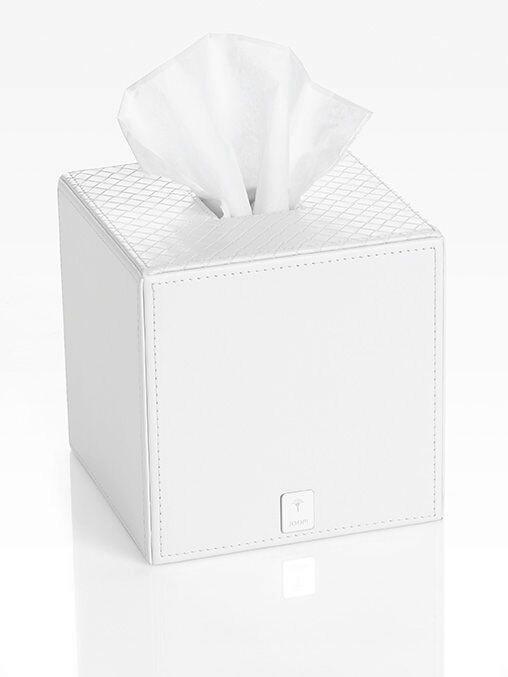 DOZOWNIK RĘCZNIKÓW PAPIEROWYCH JOOP! HOMELINE - biały, Design, tworzywo sztuczne (13,3/13,3/13,3cm) - Joop!