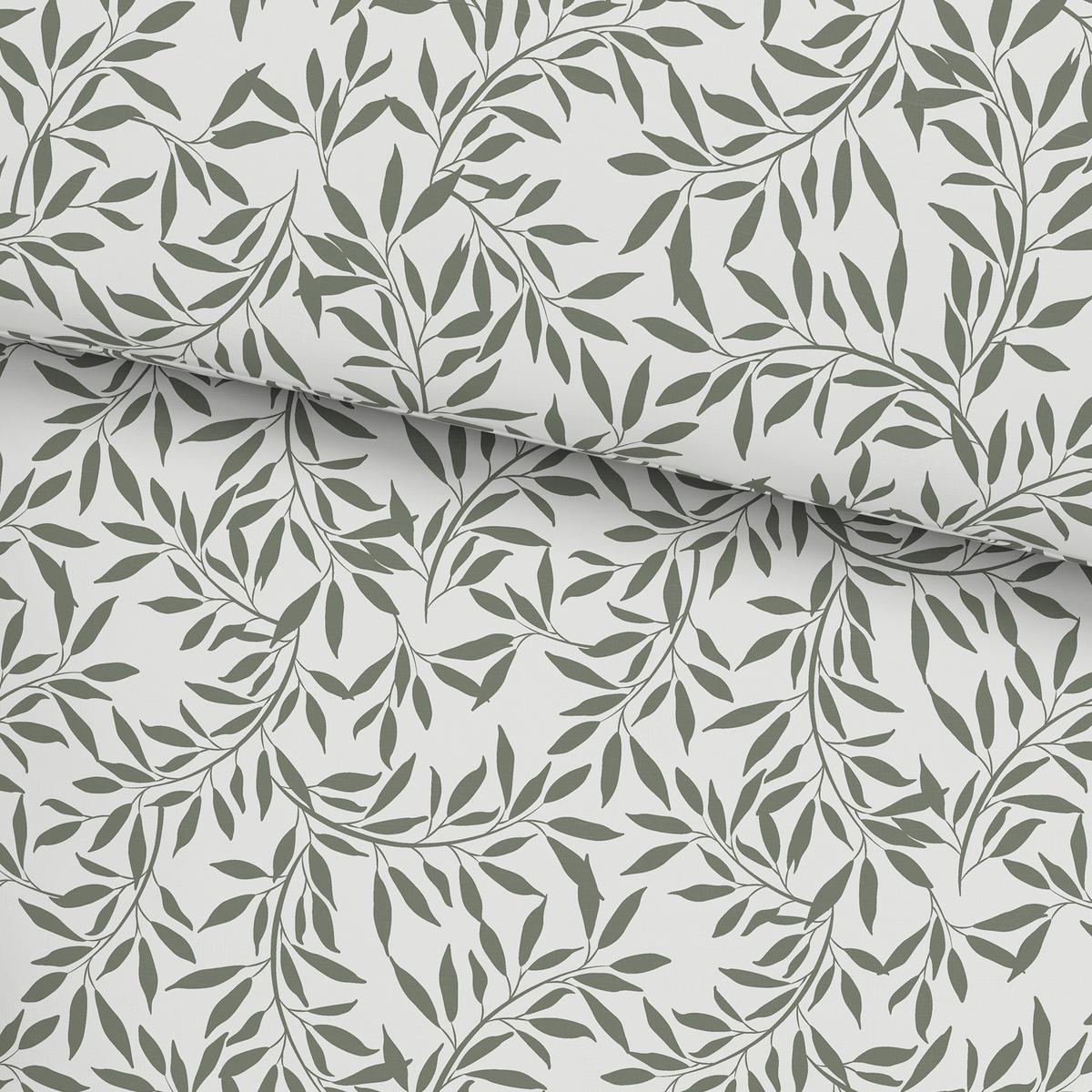 BETTWÄSCHESET TIFFANY - Weiss/Jadegrün, Konventionell, Textil (160/210cm) - Modern Living