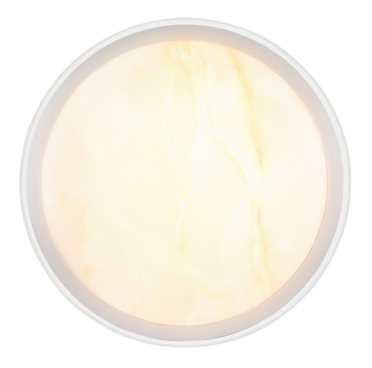 LED-DECKENLEUCHTE 41779-24 TYRONE - Klar/Weiss, Basics, Kunststoff/Metall (38,5/8cm) - Globo