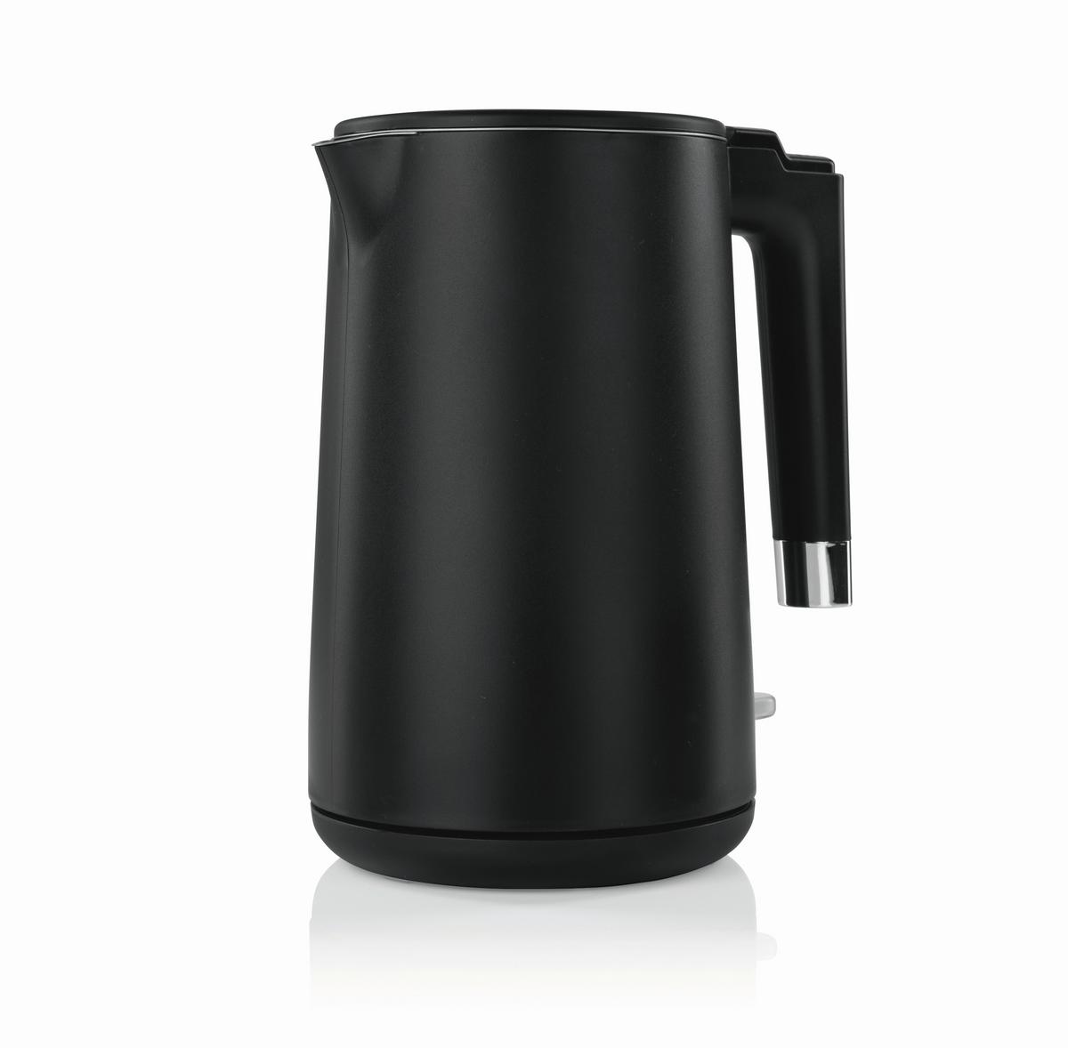 Wasserkocher Gourmetmaxx Schwarz max. 1800 Watt - Schwarz, MODERN, Kunststoff (21,6/15,5/25,3cm)