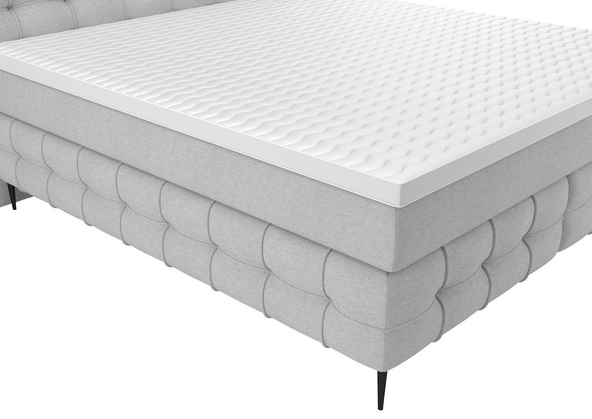 PAT BOXSPRING SCARLETT - bej, Konventionell, lemn/metal (160/200cm)
