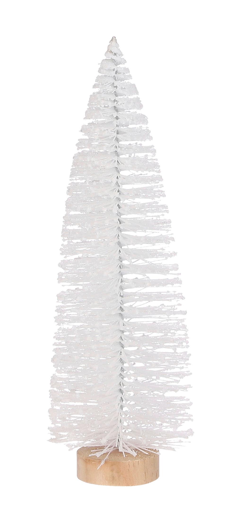 Dekobaum Charlotte Weiß - Weiß, KONVENTIONELL, Kunststoff (10/32cm) - Modern Living