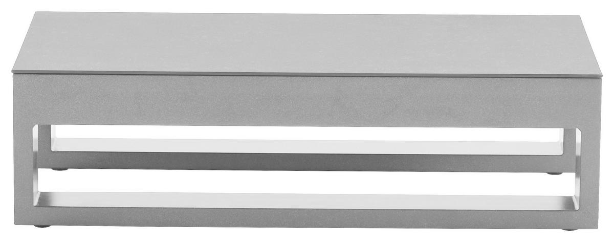 STÓŁ TARASOWY WILLIS MODULS - jasnoszary, Design, metal/szkło (90/38/26cm) - Mömax