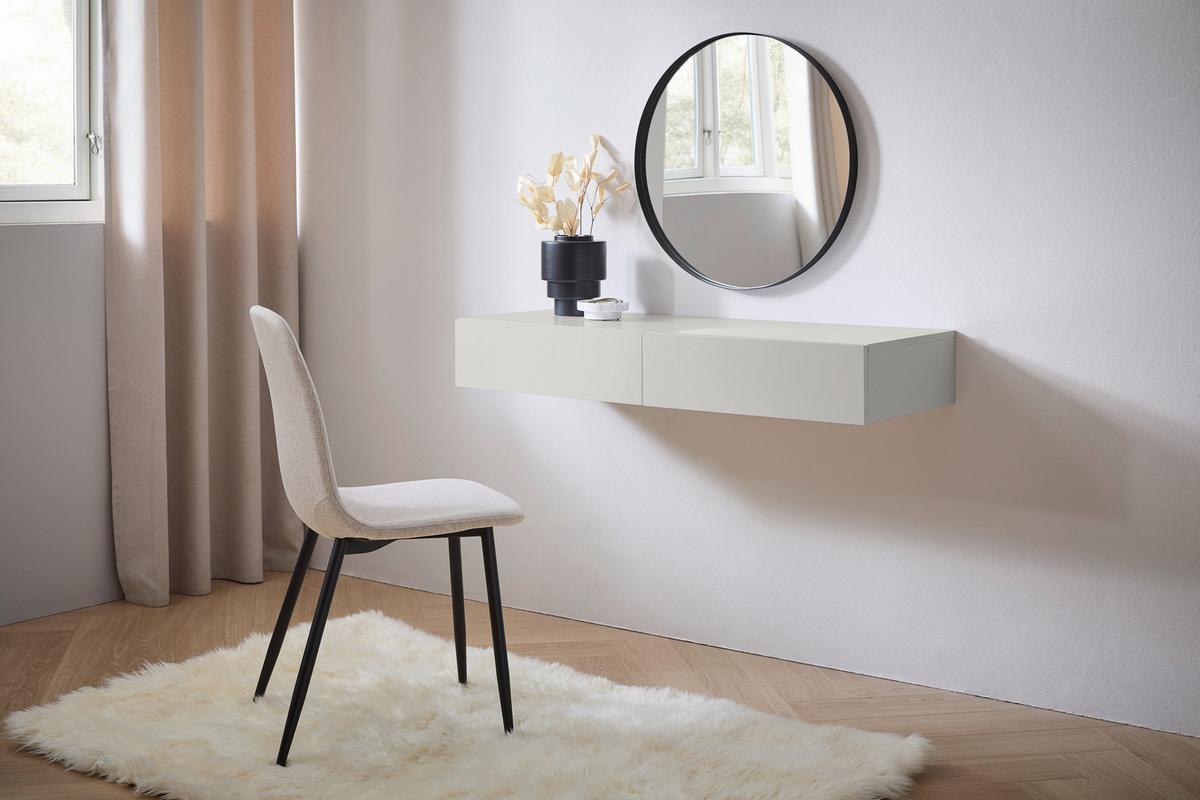 STÓŁ KONSOLA NEWNIQ - kaszmir, Design, materiał drewnopochodny (110/40/16cm) - Hom`in