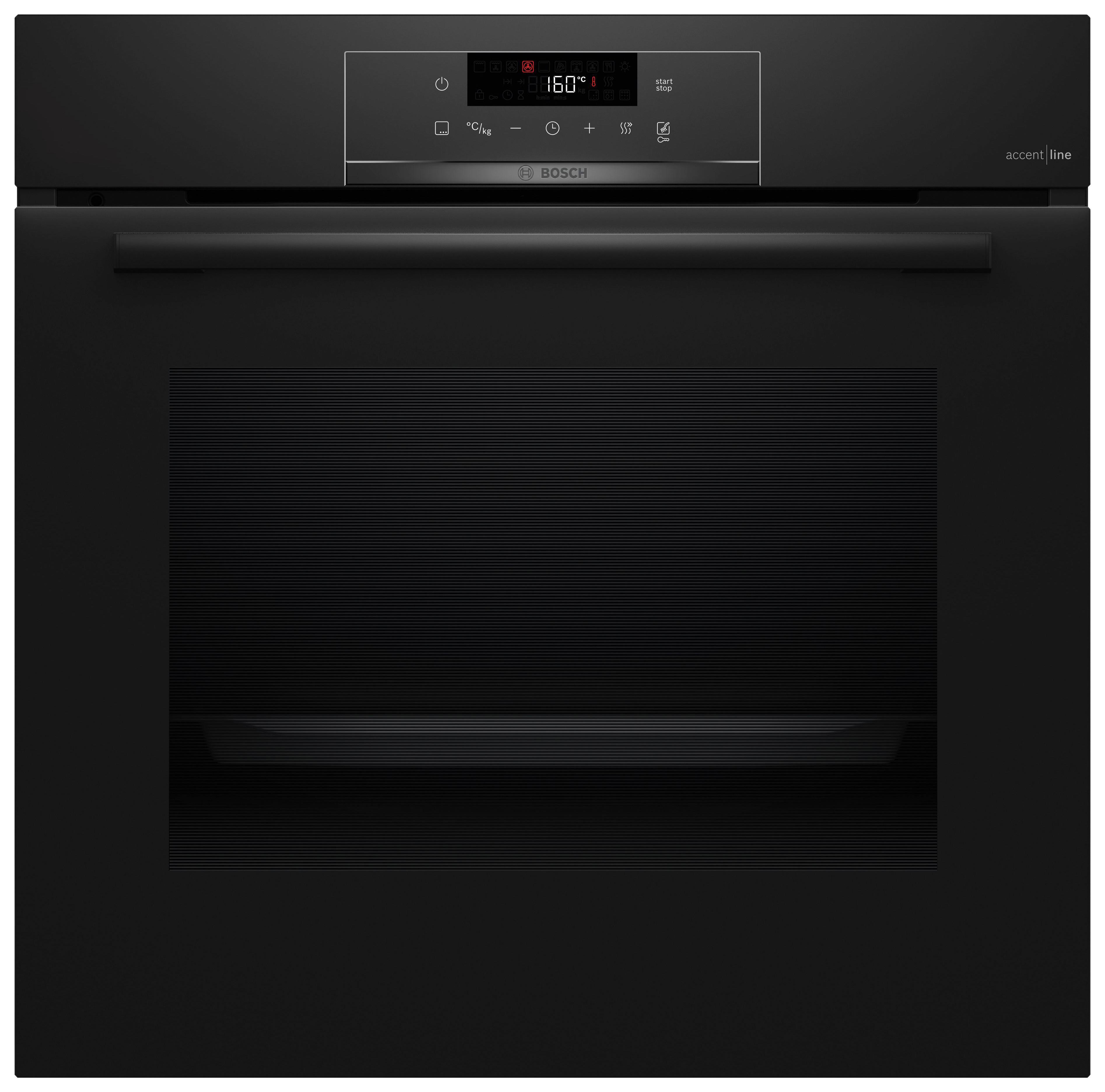 Einbaubackofen HBA4720B3 - Schwarz, MODERN, Glas/Metall (59,5/59,4/54,8cm) - Bosch