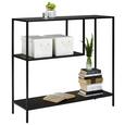 Regal in Schwarz - Schwarz, MODERN, Holzwerkstoff/Metall (100/96/33cm) - Modern Living Regal in Schwarz - Schwarz, MODERN, Holzwerkstoff/Metall (100/96/33cm) - Modern Living