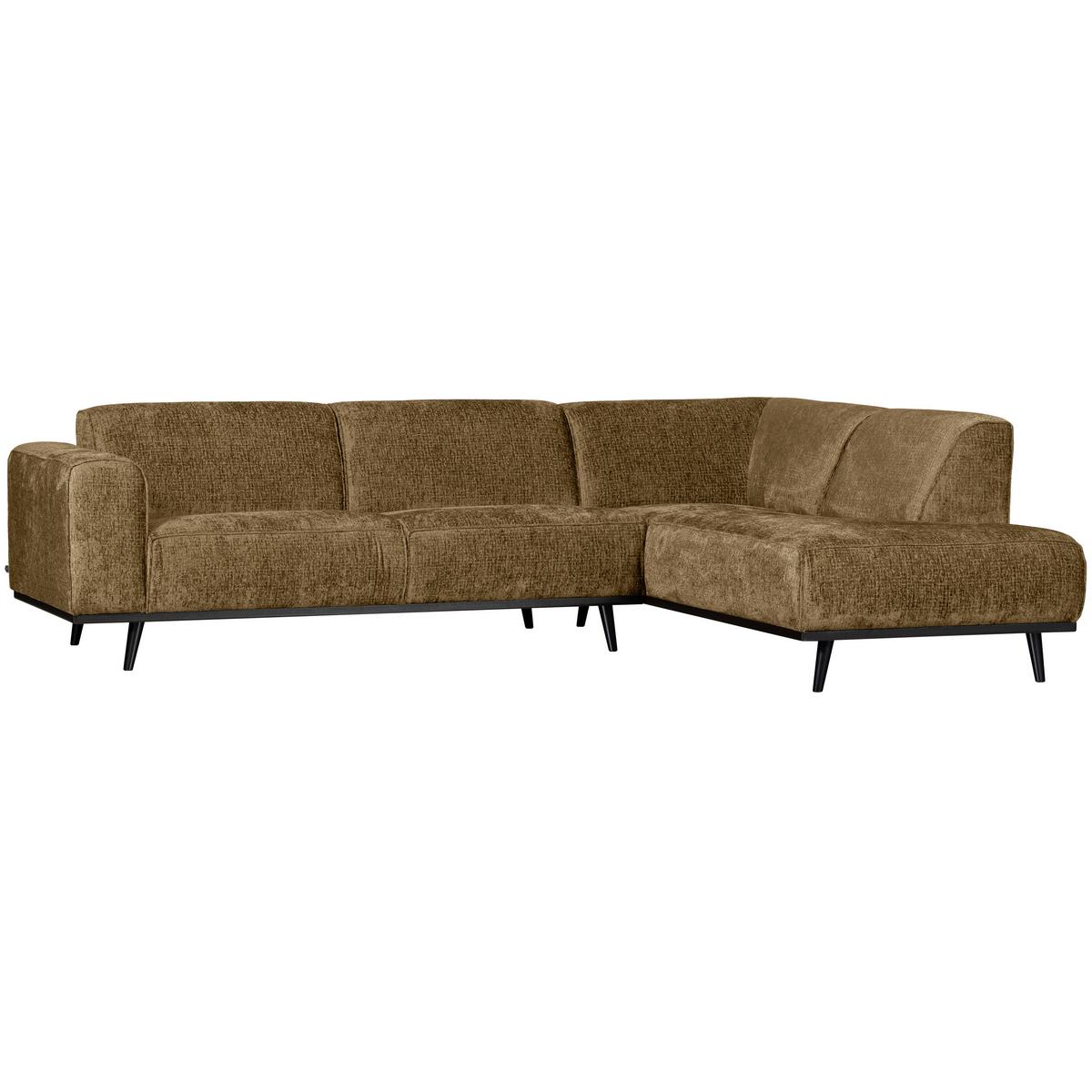 ECKSOFA Statement Gelb S: 274x210cm - Gelb/Schwarz, Design, Holz/Textil (274/210cm) - Livetastic