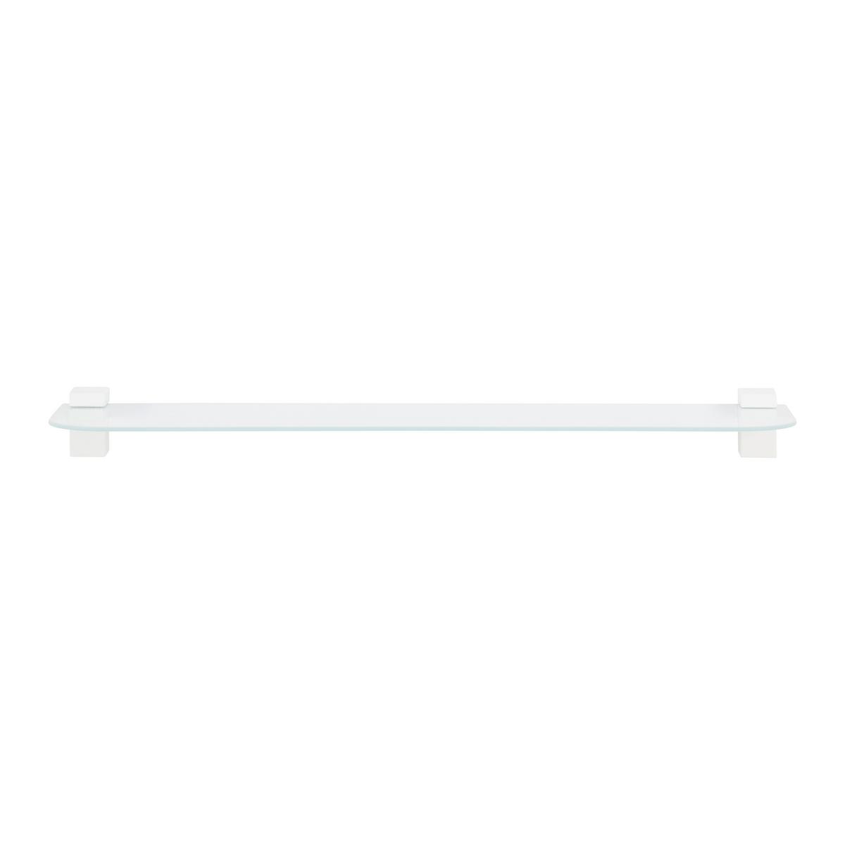 Glasablage Gerundet in Weiss - Weiss, Glas (60/0,4/15cm) - Mömax