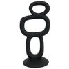 SKULPTUR NELE - svart, Romantik / Lanthus, plast (13,5/28/10,8cm) - Mömax