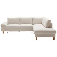 Wohnlandschaft Weiss - Weiss, Konventionell, Holz/Holzwerkstoff (286/86/220cm) - Premium Living