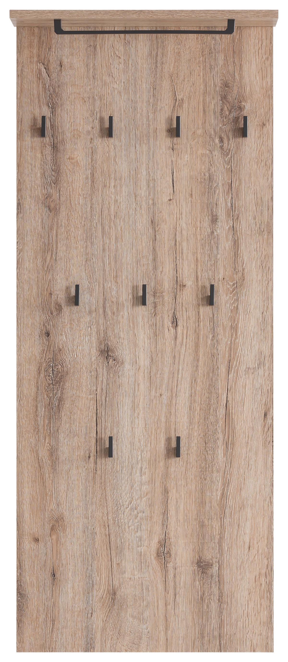 Garderobenpanel Cosmo ca.50x120,6x19,9cm Wildeiche - Wildeiche, Design, Holzwerkstoff (50/110,6/20,9cm) - MID.YOU