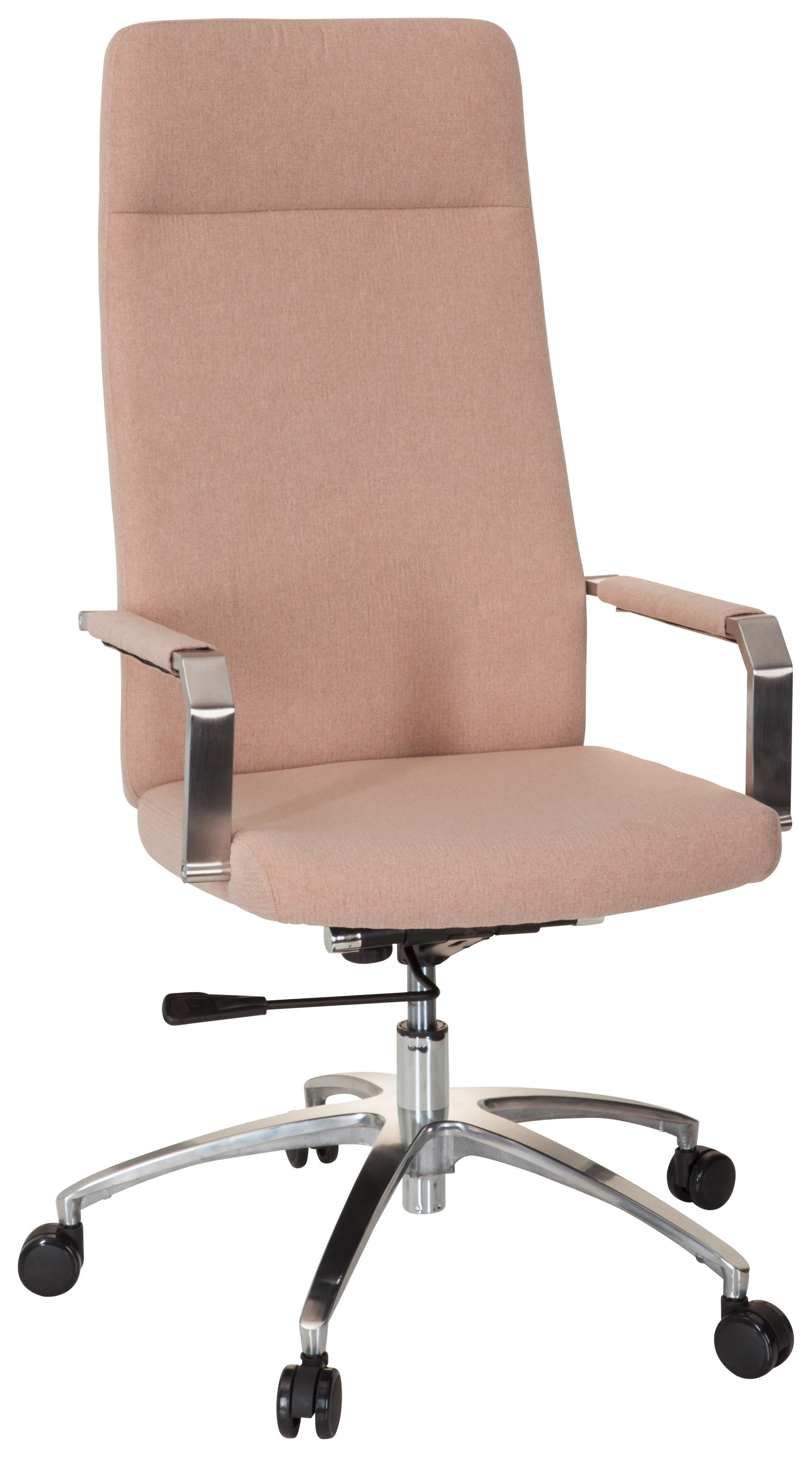 Vrtljivi Stol Saranto Plus I, Bež - barve aluminija/bež, Moderno, kovina/umetna masa (56/131/67cm) - MID.YOU
