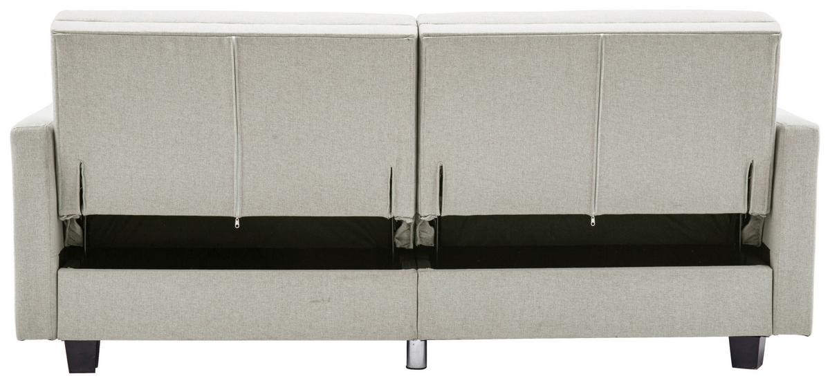 Zofa S Posteljno Funkcijo Kipu, Bela - črna/krem barve, Basics, umetna masa/tekstil (192/76/85cm) - P & B