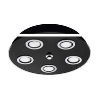 Deckenleuchte 33805 Grattino - Schwarz, Basics, Glas/Metall (35/7,5cm) - Eglo