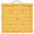 Boxkissen Honeycomb in Gelb ca. 40x40cm - Gelb/Weiß, LIFESTYLE, Textil (40/40/8cm) - Mömax modern living Boxkissen Honeycomb in Gelb ca. 40x40cm - Gelb/Weiß, LIFESTYLE, Textil (40/40/8cm) - Mömax modern living