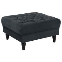 Tabure Cupido - crna/antracit, Design, tekstil/drvo (82/44/82cm) - Mömax