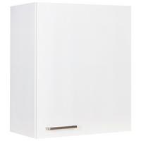 Küchenoberschrank Touch Weiß - Edelstahlfarben/Weiß, MODERN, Holzwerkstoff (60/72/35cm) - Nobilia