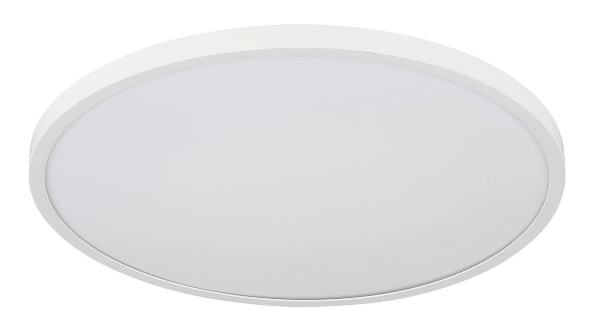 LED-DECKENLEUCHTE 41566-20W NIELSEN - Weiss, Konventionell, Kunststoff (30/3,5cm) - Globo