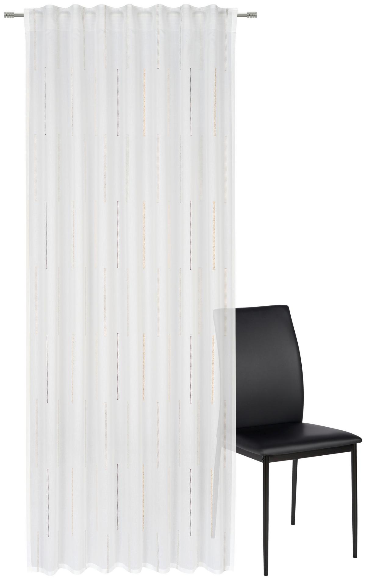 ZASŁONA GOTOWA ALFIE - beżowy/kremowy, Konventionell, tkanina (140/245cm) - Esposa