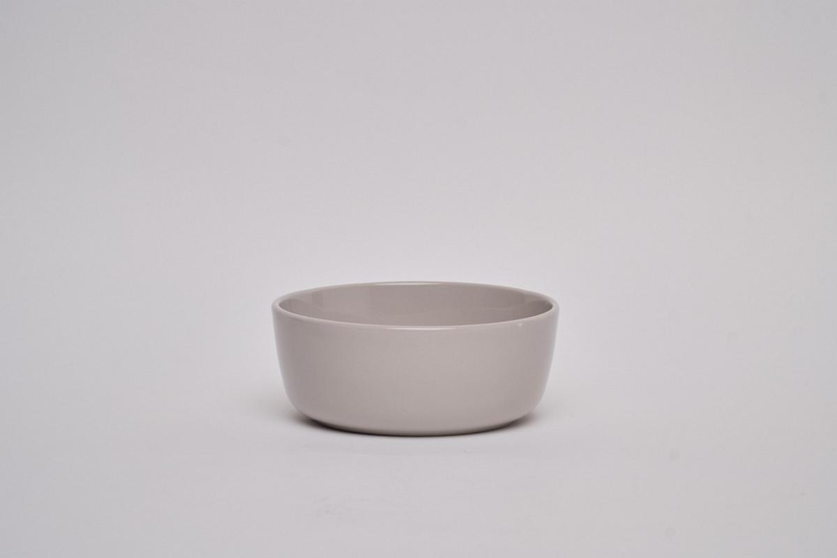 SERWIS OBIADOWO-ŚNIADANIOWY COLORI GRIGIO - szary, Trend, ceramika - Novel