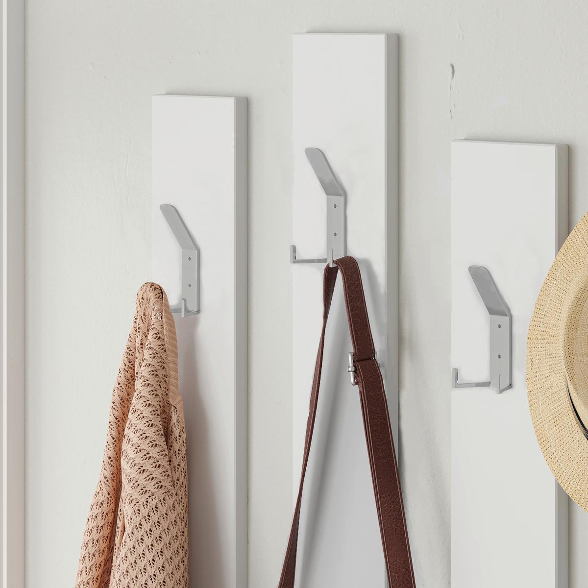 Garderobe Ramda ca. 137x154x35 cm Weiß - Weiß, Design, Holzwerkstoff (137/154/35cm) - Livetastic