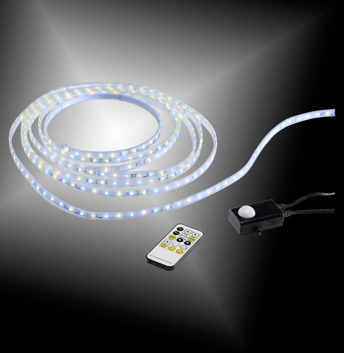 TAŚMA LED 81207-00 TEANIA - biały/przezroczysty, Design, tworzywo sztuczne/metal (500/1,5/0,5cm) - P & B