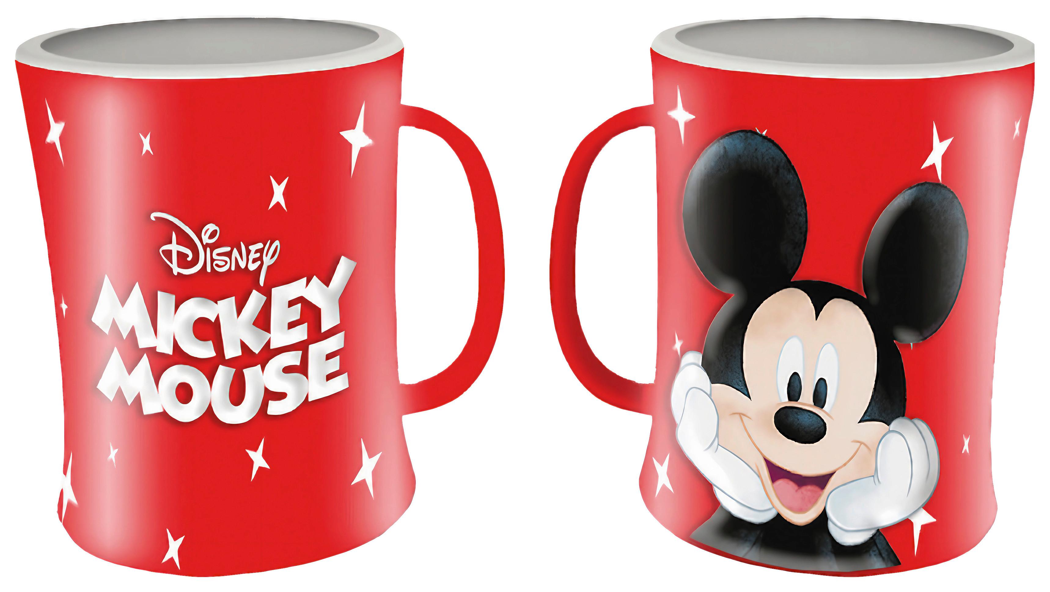 DZIECIĘCA FILIŻANKA SCMG28063 - MICKEY & MINNIE - jasnoczerwony, Basics, ceramika (13/11,5/9,5cm) - Disney
